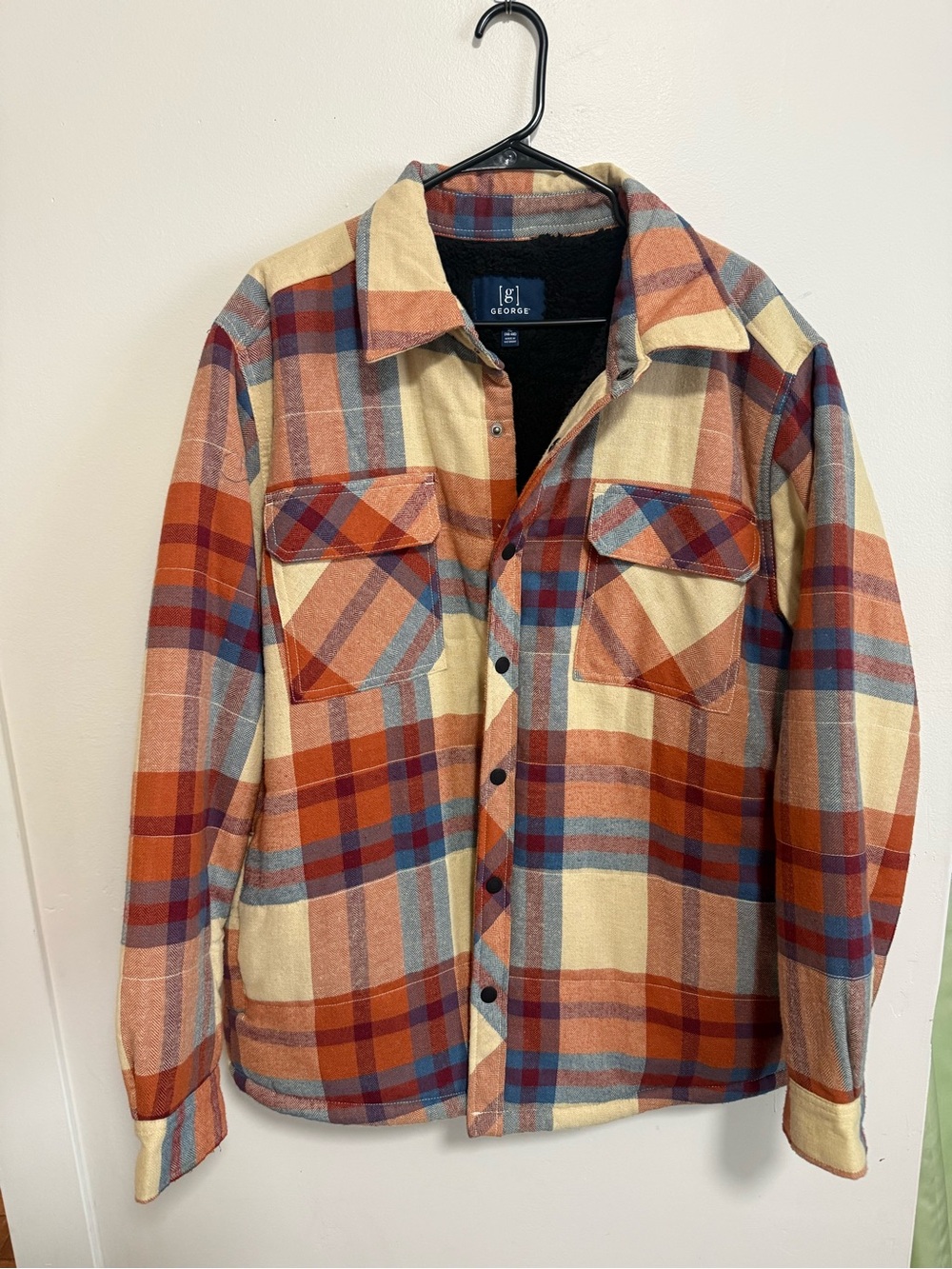 George Rust & Cream Plaid Jacket